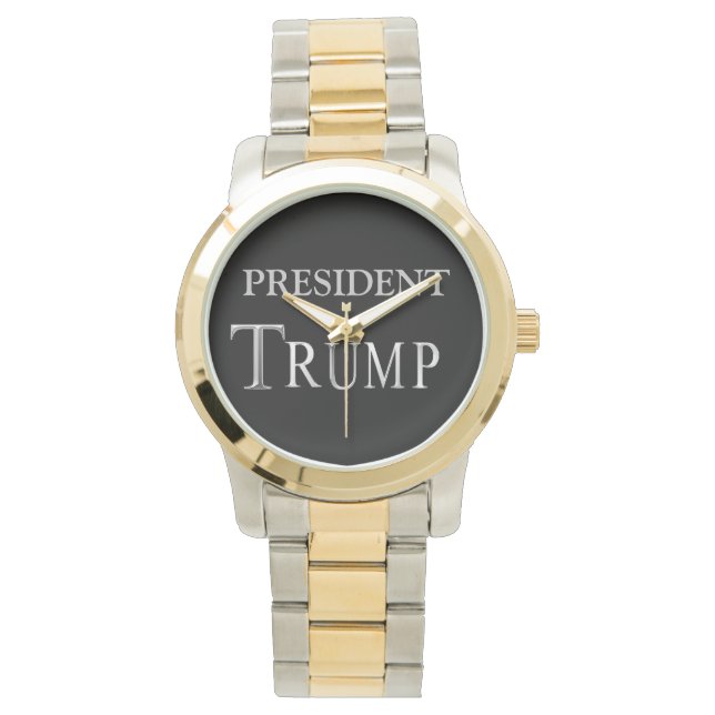 RELOJ DE PULSERA PRESIDENTE TRUMP (Anverso)