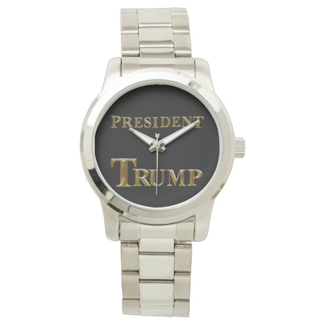RELOJ DE PULSERA PRESIDENTE TRUMP  (Anverso)