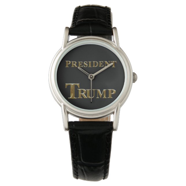 RELOJ DE PULSERA PRESIDENTE TRUMP (Anverso)