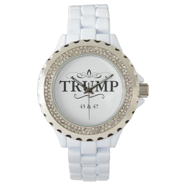 RELOJ DE PULSERA PRESIDENTE TRUMP OBSERVA (Anverso)