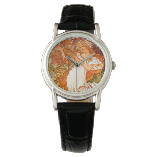 Reloj De Pulsera Primavera de Alphonse Mucha