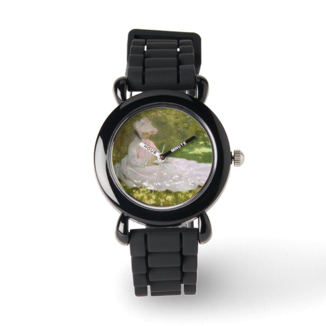 Reloj De Pulsera Primavera de Claude Monet (Anverso)