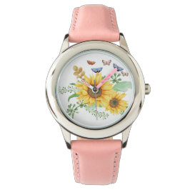 Reloj De Pulsera primavera de girasol