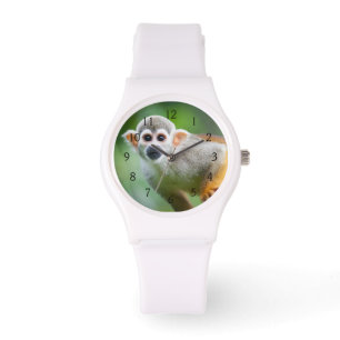 Reloj De Pulsera Primer de un mono de ardilla común