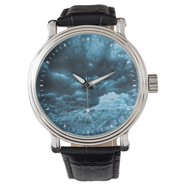 Reloj De Pulsera Primer plano de hielo azul, Islandia (Anverso)