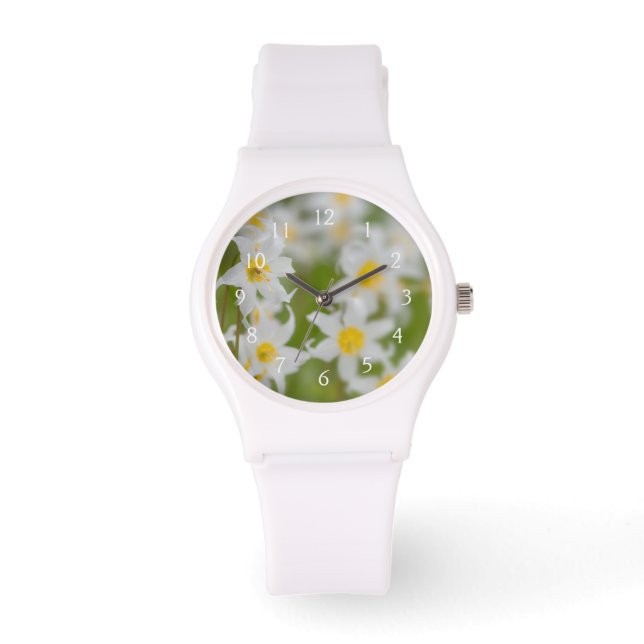 Reloj De Pulsera Primer plano de los lirios de alud (Anverso)