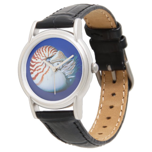 Reloj De Pulsera Primer Plano De Nautilus Camerado (Angular)