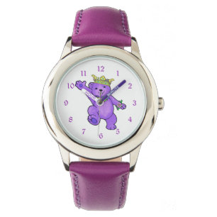 Reloj De Pulsera Princesa real del oso de peluche
