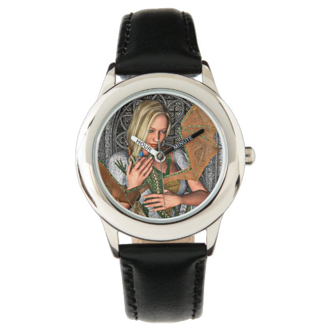 Reloj De Pulsera Princesa y dragón (Anverso)