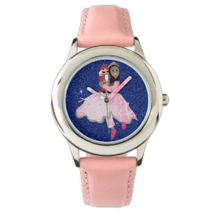 Reloj De Pulsera Princess Black Haired Ballerina