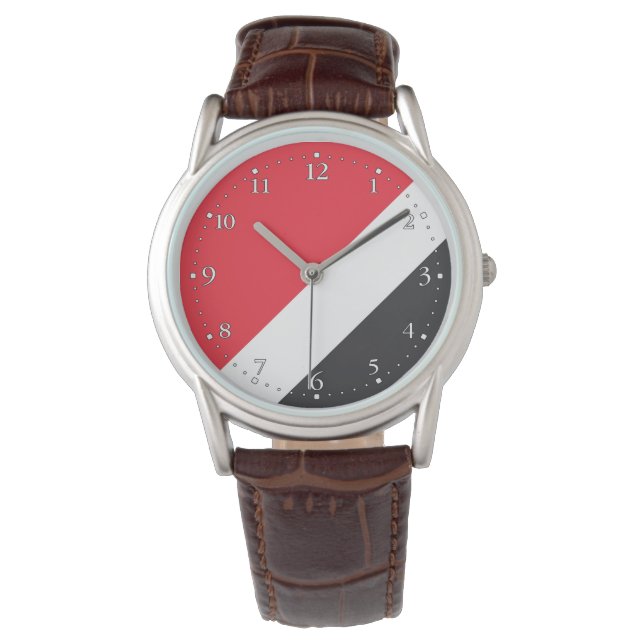 Reloj De Pulsera Principado de Bandera Marítima (Anverso)