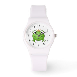 Reloj De Pulsera Príncipe de la rana. Rana feliz