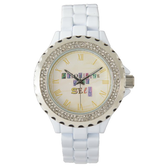Reloj De Pulsera Prioriza a ti mismo (Anverso)