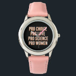 Reloj De Pulsera Pro Choice Derechos de la Mujer Patriarcado Femini<br><div class="desc">Pro Choice Derechos de la mujer Patriarcado feminista Activista del Orgullo LGBTQ Justicia Social</div>
