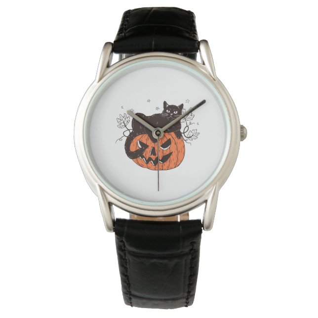 Reloj De Pulsera Profesora de arte Spooky Pumpkin Halloween Hallowe (Anverso)