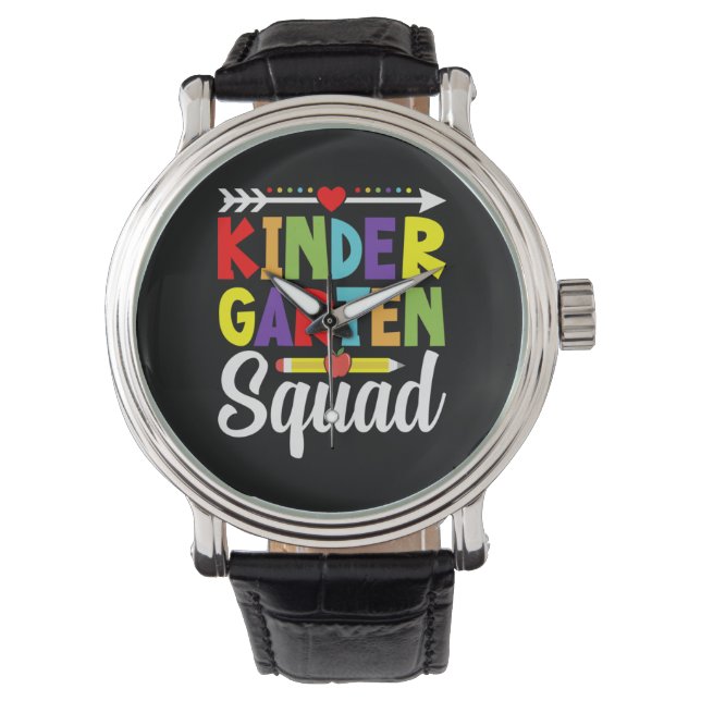 Reloj De Pulsera Profesora de Kindergaren Squad (Anverso)