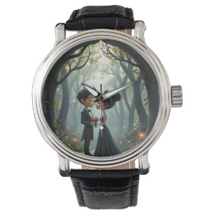 Reloj De Pulsera Promesas a la luz de la luna: un adorable momento