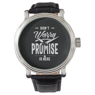 Reloj De Pulsera Promise Personalizada Name Birthday Gift