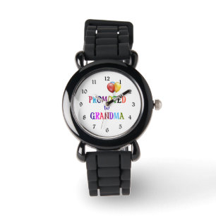 Reloj De Pulsera Promocionado a la abuela, diseño colorido
