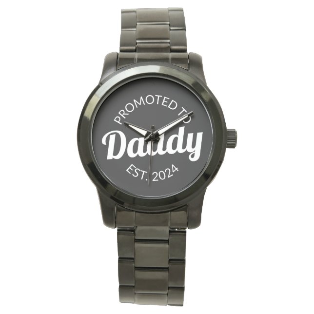 Reloj De Pulsera Promovido A Daddy Est. I 2024 (Anverso)