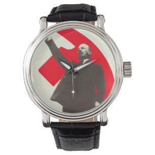 Reloj De Pulsera Propaganda soviética Lenin Vintage