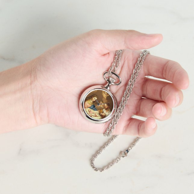 Reloj De Pulsera Protección de la escena de la natividad (Mano)