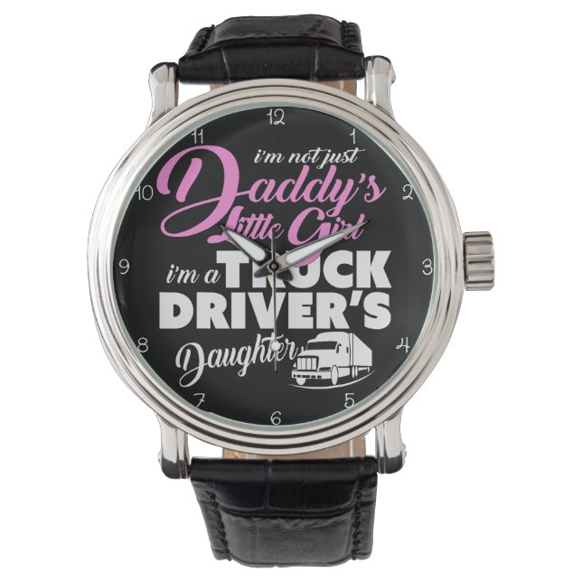 Reloj De Pulsera Proud Truck Driver's Daughter (Anverso)