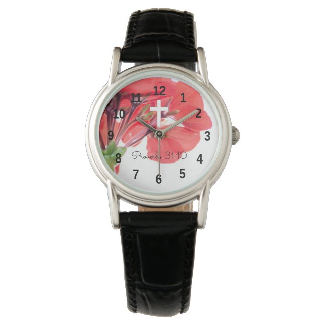 Reloj De Pulsera Proverbios 31 | Mujeres cristianas (Anverso)