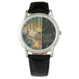 Reloj De Pulsera Proverbios 3:5 Iglesia Blanca