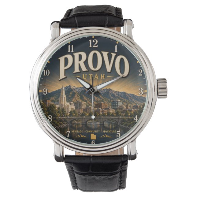 Reloj De Pulsera Provo Utah  (Anverso)