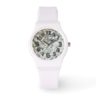 RELOJ DE PULSERA PRUEBA DEPORTÁNEA DE SILICÓN BLANCO / DUCHA