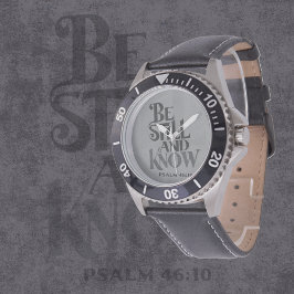 Reloj De Pulsera Psalm 46:10 Be Still And Know Verse