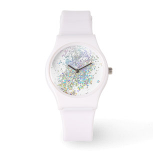 RELOJ DE PULSERA PSTEL SPLASH DE DESIGN PERSONALIZADO WHITE WATCH