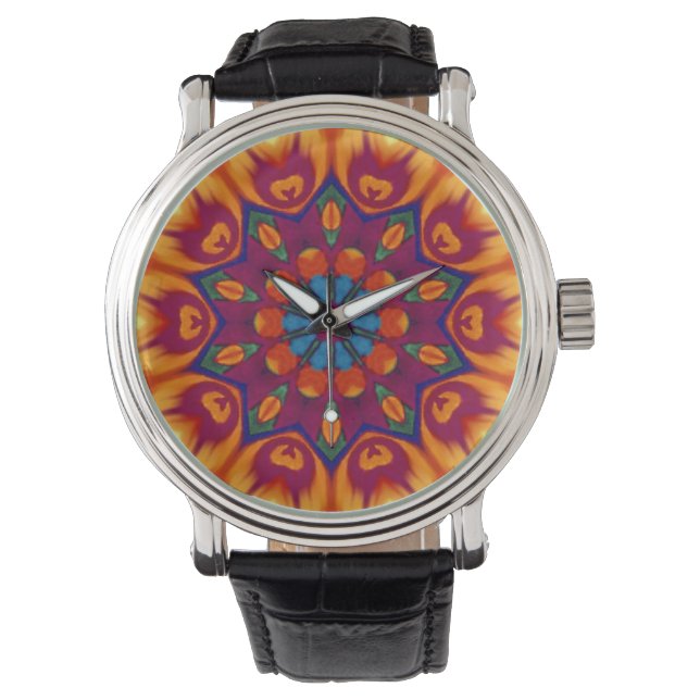 Reloj De Pulsera Psychedelic Hippy Watch (Anverso)