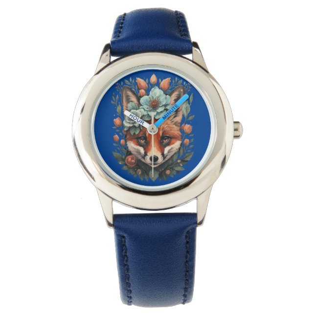 Reloj De Pulsera Pterografía floral (Anverso)