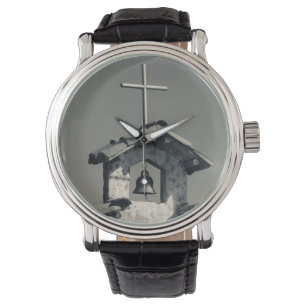 Reloj De Pulsera Pueblo turístico, capilla de pueblo