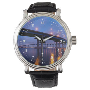 Reloj De Pulsera Puente Coronado en el atardecer