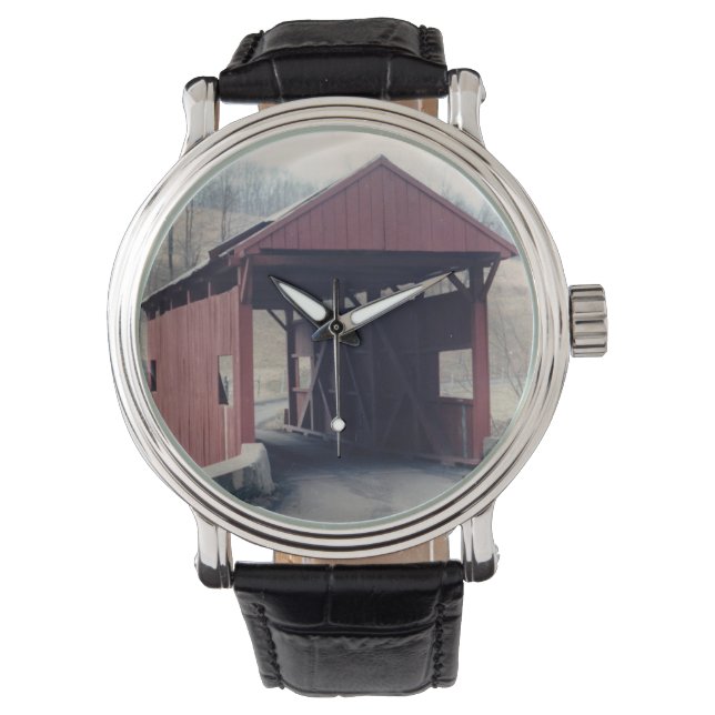 Reloj De Pulsera Puente cubierto (Anverso)