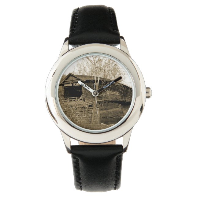 Reloj De Pulsera Puente cubierto (Anverso)