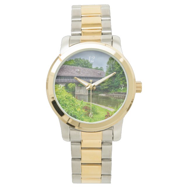 Reloj De Pulsera Puente cubierto de Frankenmuths (Anverso)