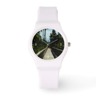 Reloj De Pulsera Puente de pie sobre el cañón canadiense