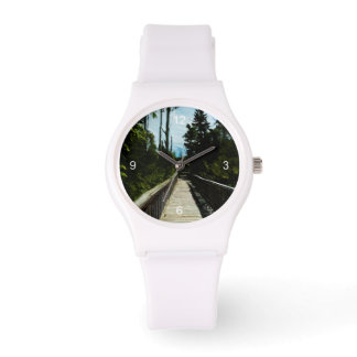Reloj De Pulsera Puente de pie sobre el cañón canadiense