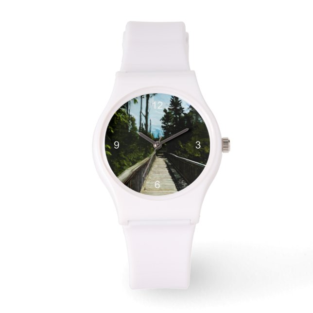 Reloj De Pulsera Puente de pie sobre el cañón canadiense (Anverso)