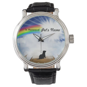 Reloj De Pulsera Puente del arco iris para los hurónes