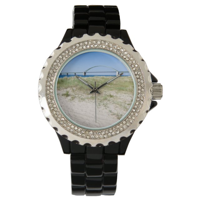 Reloj De Pulsera Puente del Cinturón de Fehmarn (Anverso)