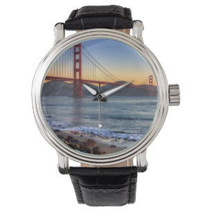 Reloj De Pulsera Puente Golden Gate desde el sendero de la bahía de