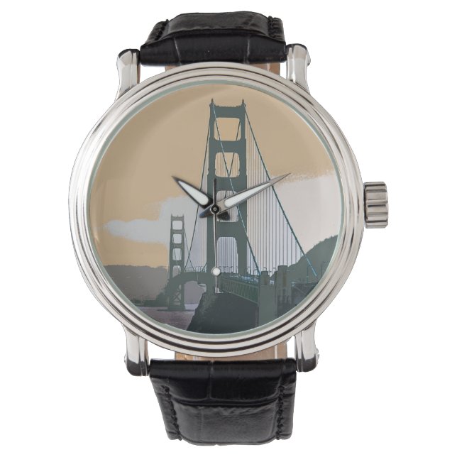 Reloj De Pulsera Puente Golden Gate San Francisco (Anverso)