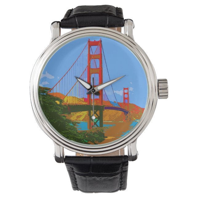 Reloj De Pulsera Puente Golden Gate San Francisco (Anverso)