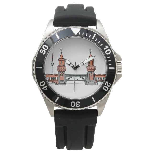 Reloj De Pulsera Puente Oberbaum en Berlín (Anverso)