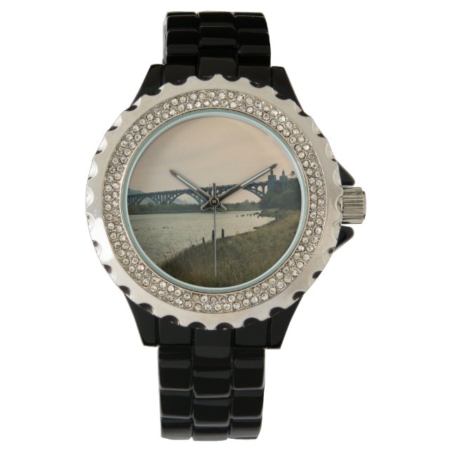 Reloj De Pulsera Puente Patterson, Gold Beach, Oregon (Anverso)